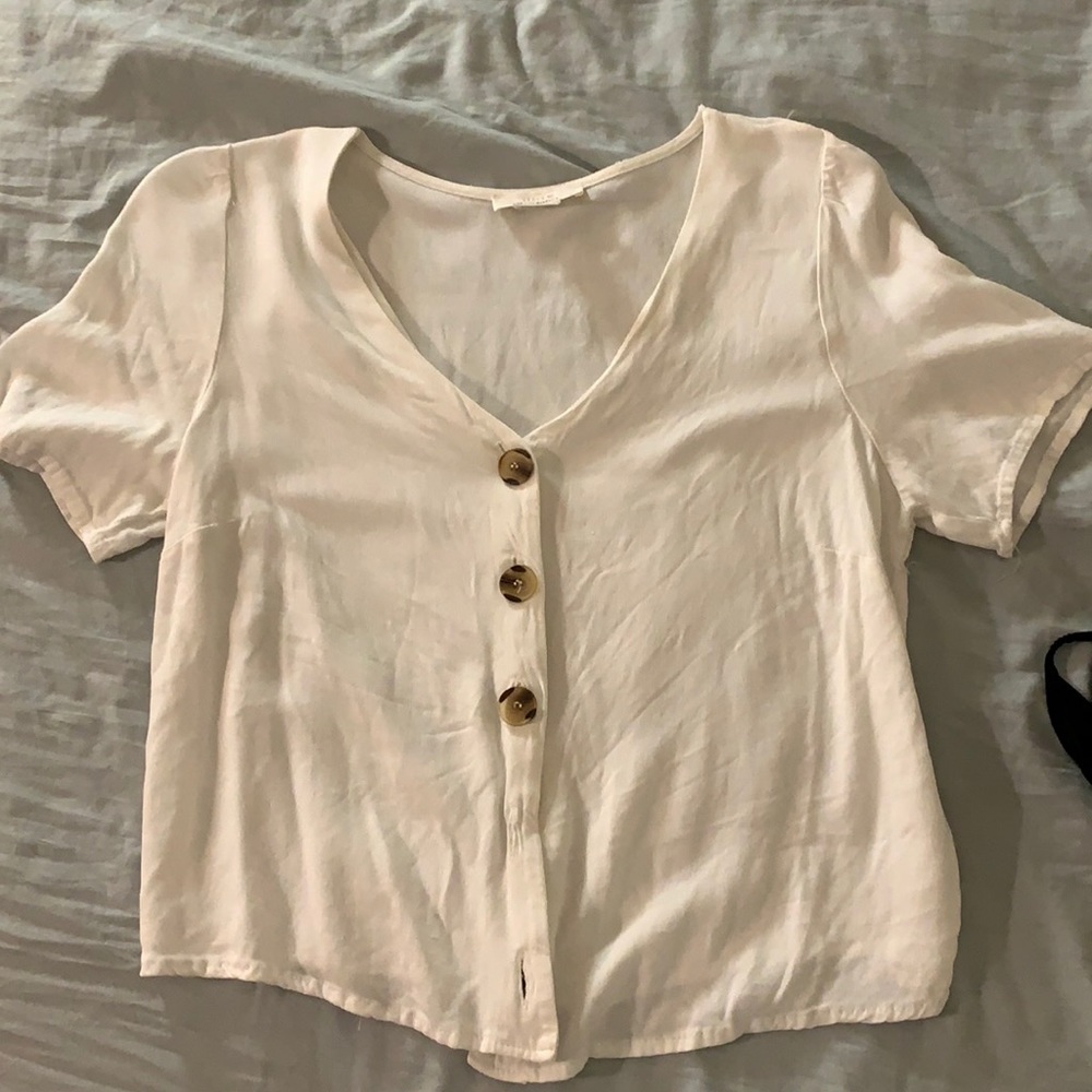 White button up shirt